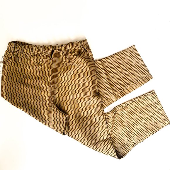 NWT anthropologie mauve melyssa jacquard trousers - Picture 7 of 9